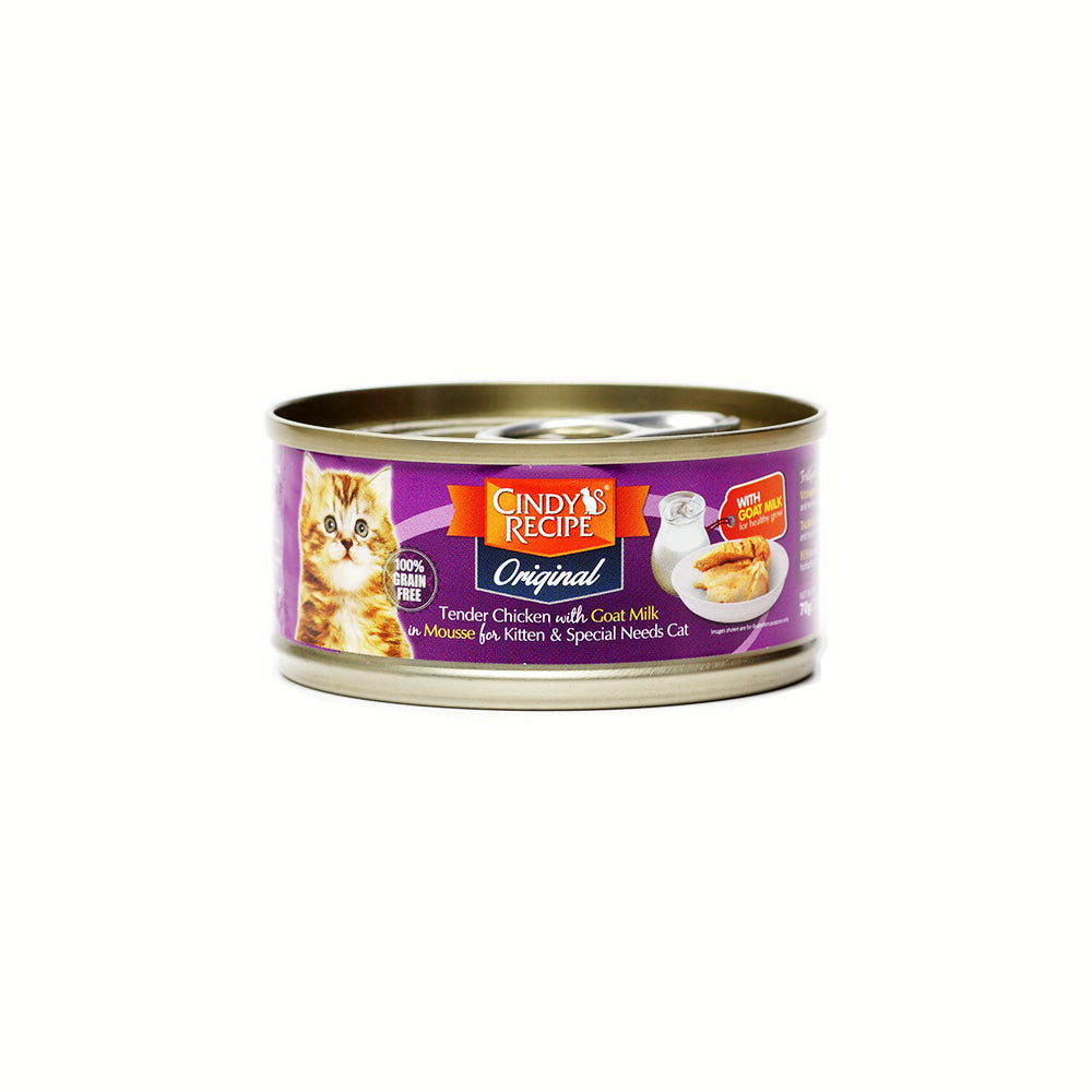 Cindys Recipe Cindy Original Chicken With Goat Milk (Kitten) 70g