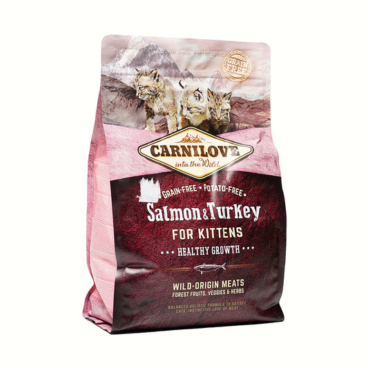 CARNILOVE Salmon & Turkey Healthy Growth-Kitten 2kg