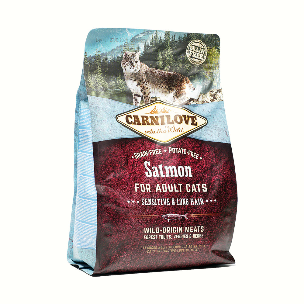 CARNILOVE Salmon Adult Sensitive & Long Hair Cats 2kg