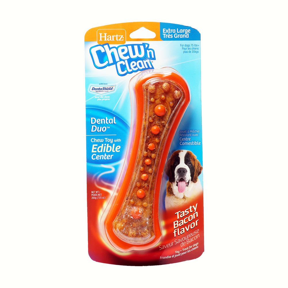 Hartz Chew 'N Clean Dental Duo Extra Large Dog Toy