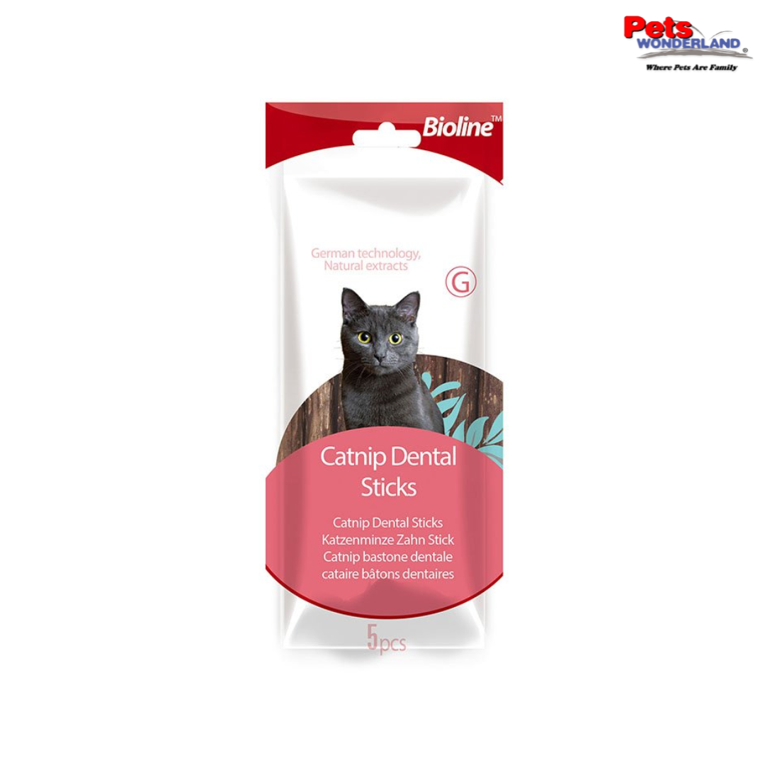 Bioline Catnip Dental Sticks-5pcs