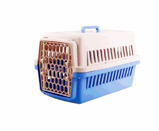 CY Plastic Pet Carrier 1P Cage Mix Colour