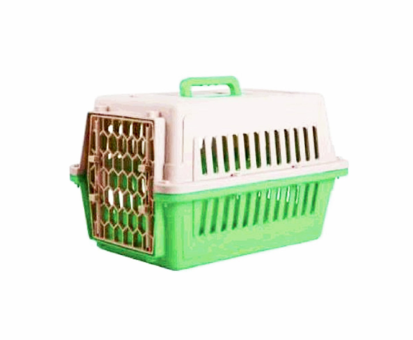 CY Plastic Pet Carrier 1P Cage Mix Colour