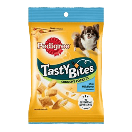 Pedigree Tasty Bites Crunchy Pockets - Milk Flavor