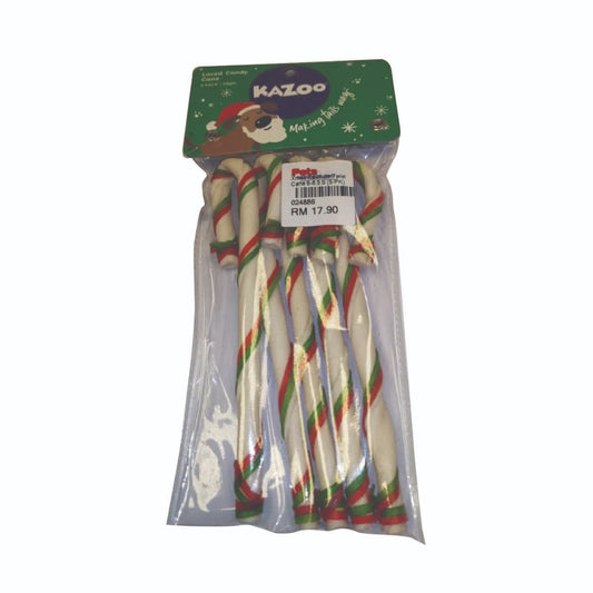 Xmas Rawhide Twist Cane