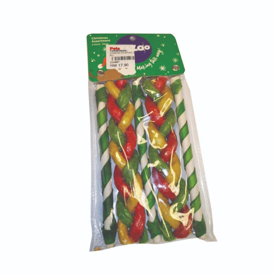 Rawhide Chews Christmas Ornaments