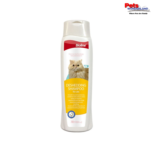Bioline Deshedding Shampoo for Cats 200ml