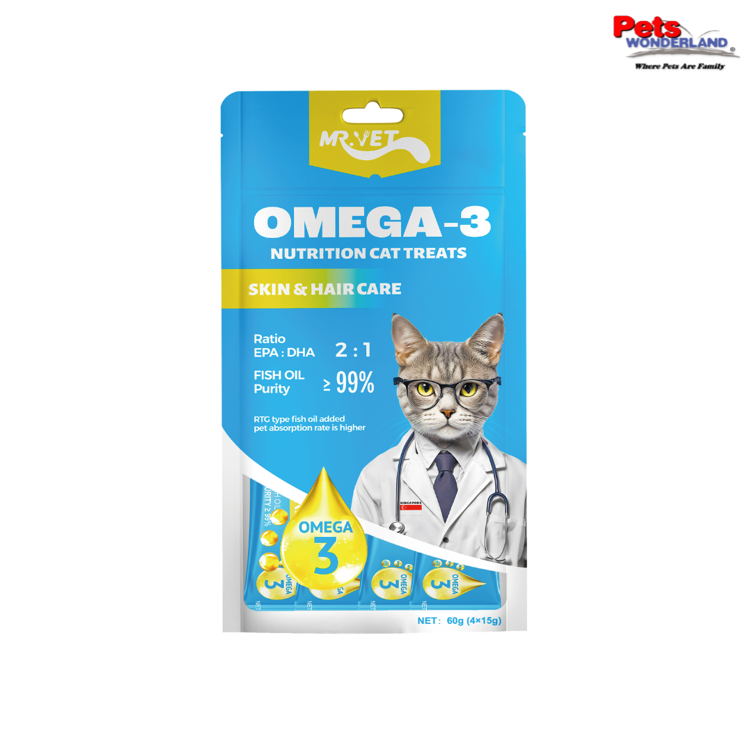 MR.VET Omega-3 Nutrition Cat Treats