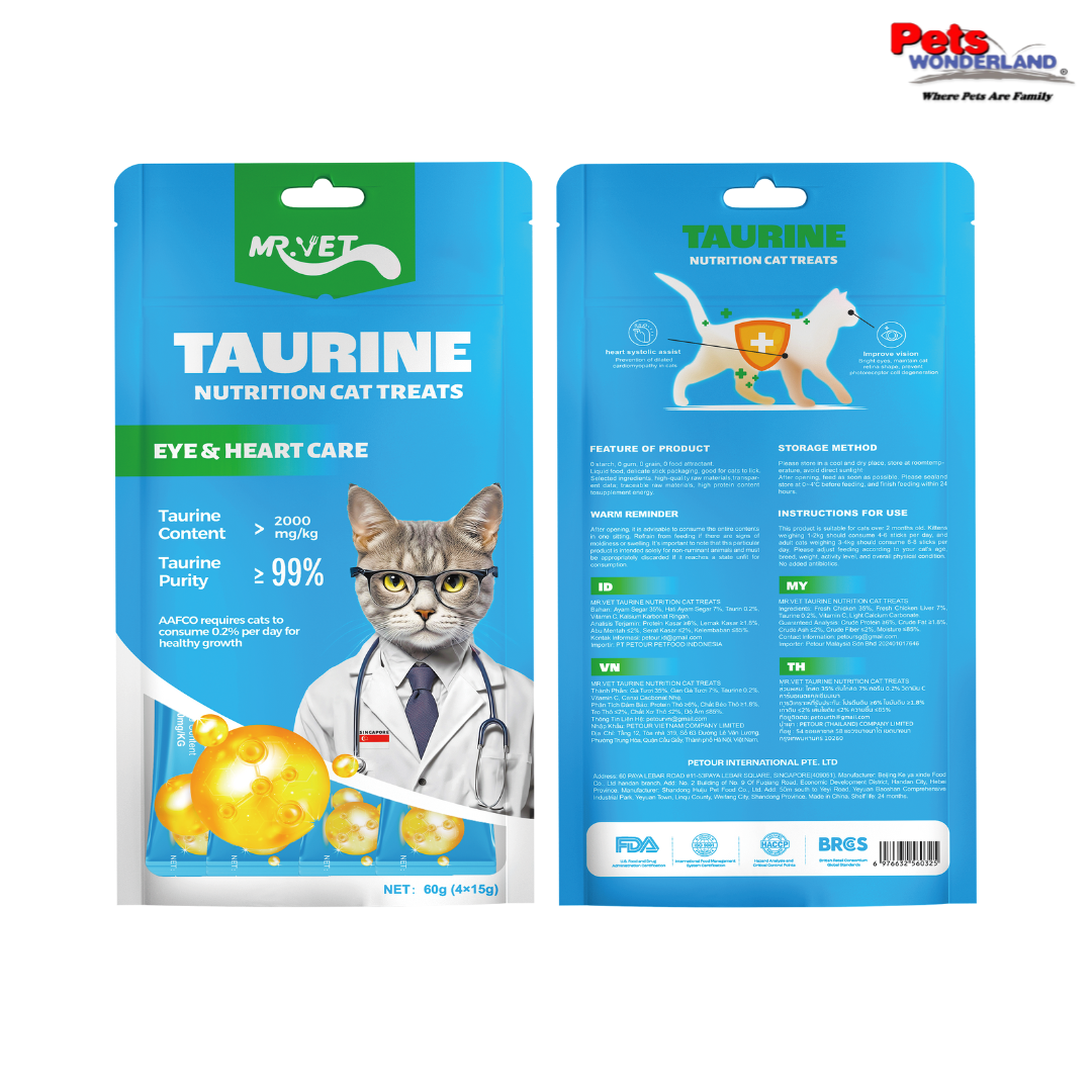 MR.VET Taurine Nutrition Cat Treats
