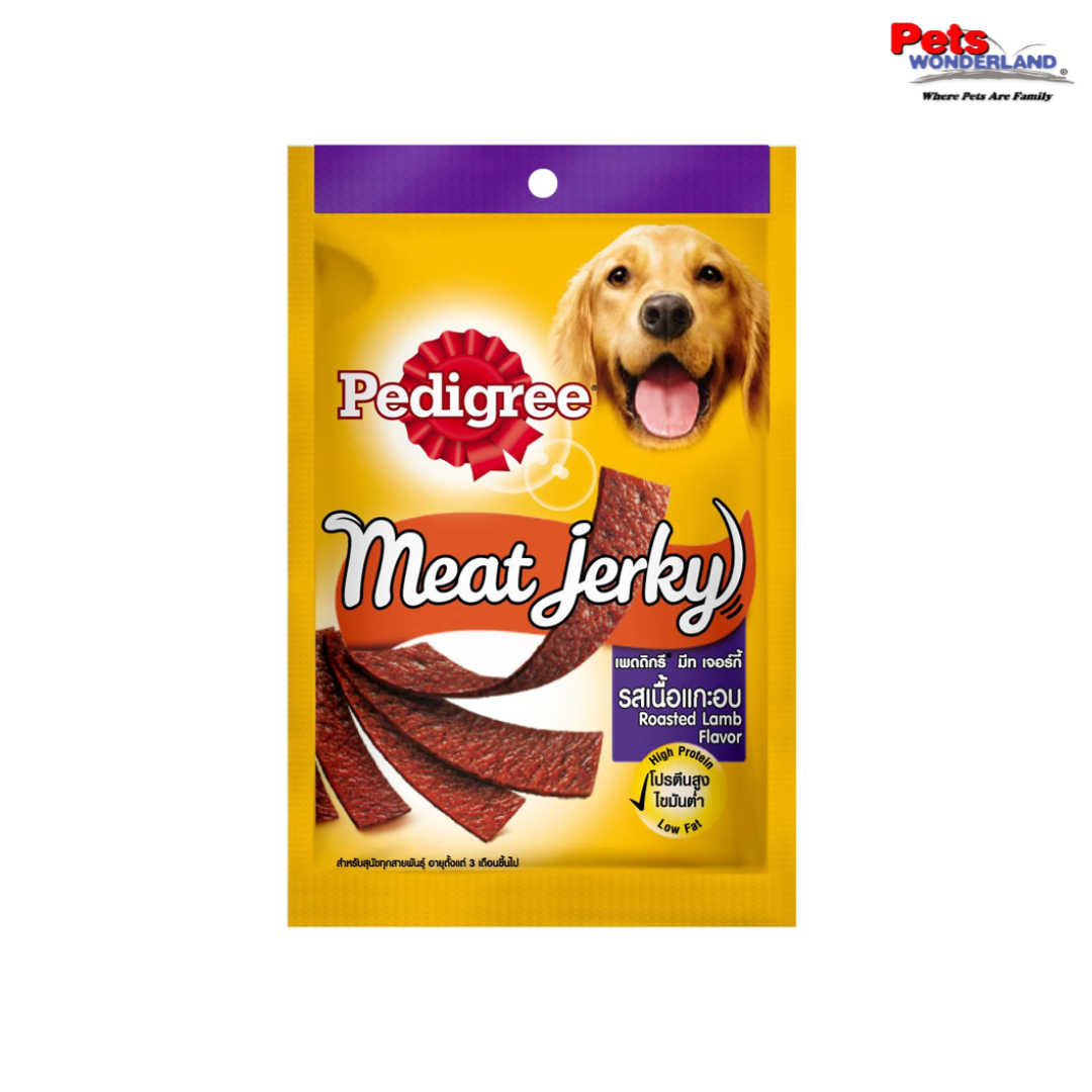 PEDIGREE Adult Dog Treats Meat Jerky Roast Lamb 80g Dog Snack