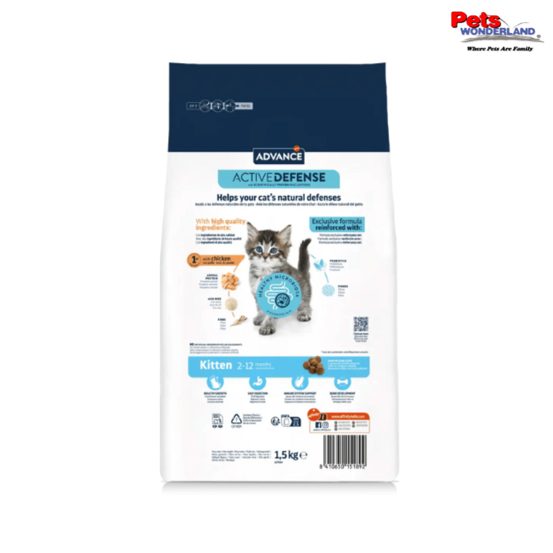 ADVANCE Kitten Chicken & Rice Dry Food 10kg