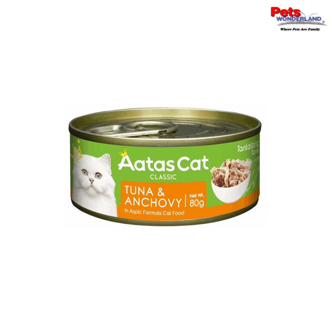 Aatas Cat Tantalizing Tuna & Anchovy in Aspic 80g