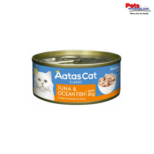 Aatas Cat Tantalizing Tuna & Ocean Fish in Aspic 80g
