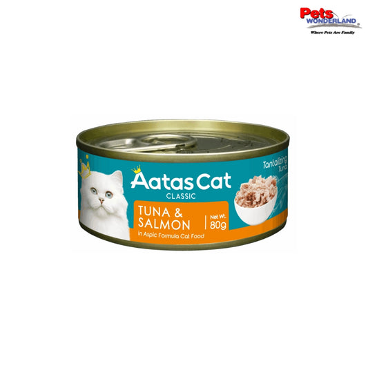 Aatas Cat Tantalizing Tuna & Salmon in Aspic 80g