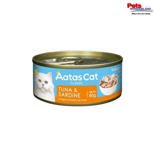 Aatas Cat Tantalizing Tuna & Sardine in Aspic 80g