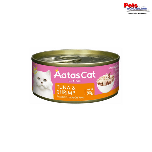 Aatas Cat Tantalizing Tuna & Shrimp in Aspic 80g
