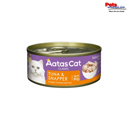 Aatas Cat Tantalizing Tuna & Snapper in Aspic 80g