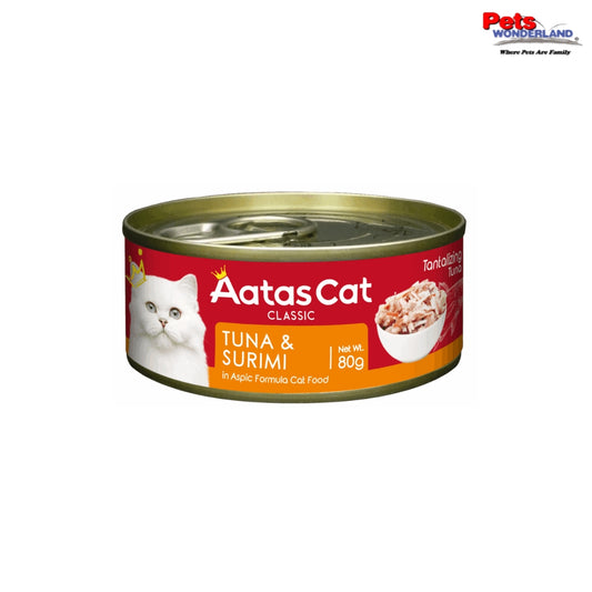 Aatas Cat Tantalizing Tuna & Surimi in Aspic 80g