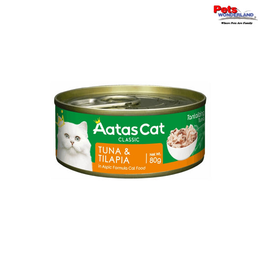 Aatas Cat Tantalizing Tuna & Tilapia in Aspic 80g