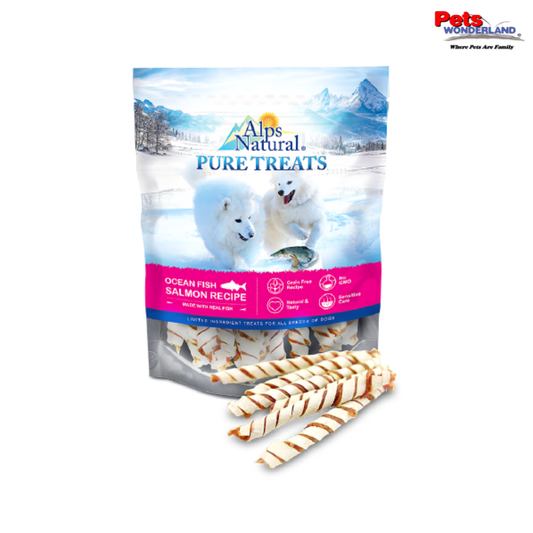 Alps Natural Pure Treats Salmon Recipe Cod Stix 80g