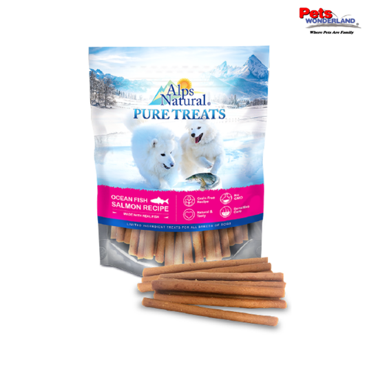 Alps Natural Pure Treats OF Salmon Recipe Salmon Stix 100g