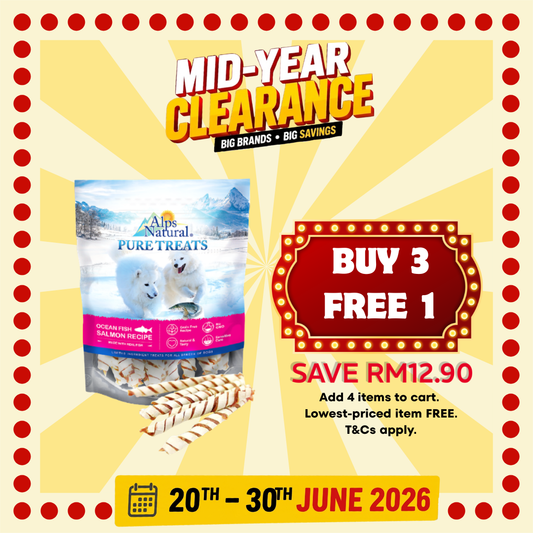 Alps Natural Pure Treats Salmon Recipe Cod Stix 80g