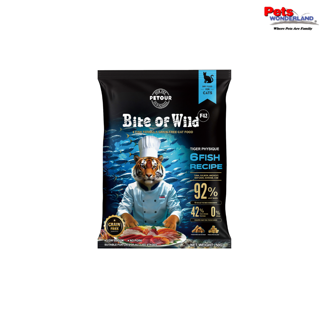 Bite Of Wild High Meat Grain Free 6 Fish Recipe Cat Food F42
