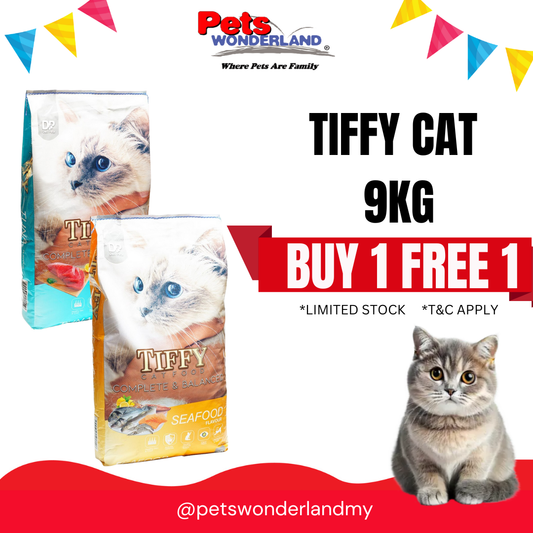PROMOTION BUY1FREE1 - Tiffy Cat 9kg