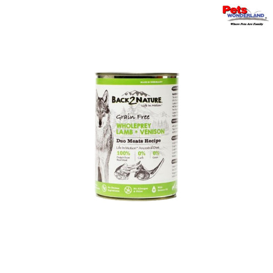Back 2 Nature Canned Lamb & Venison 400g