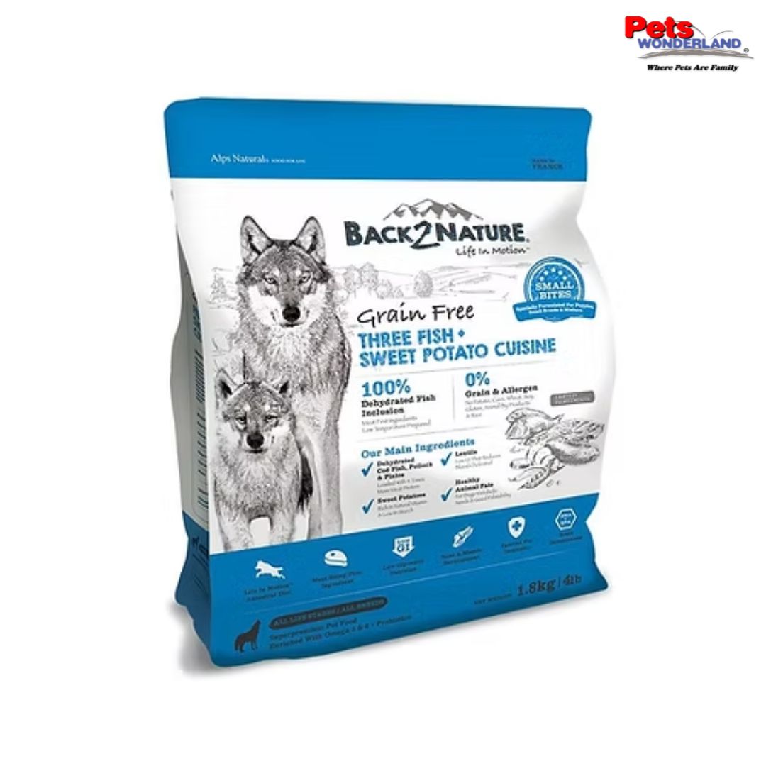 Back2Nature Grain Free 3 FISH 11KG