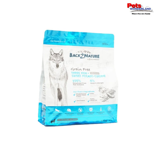 Back 2 Nature Grain Free 3's Fish 1.8kg