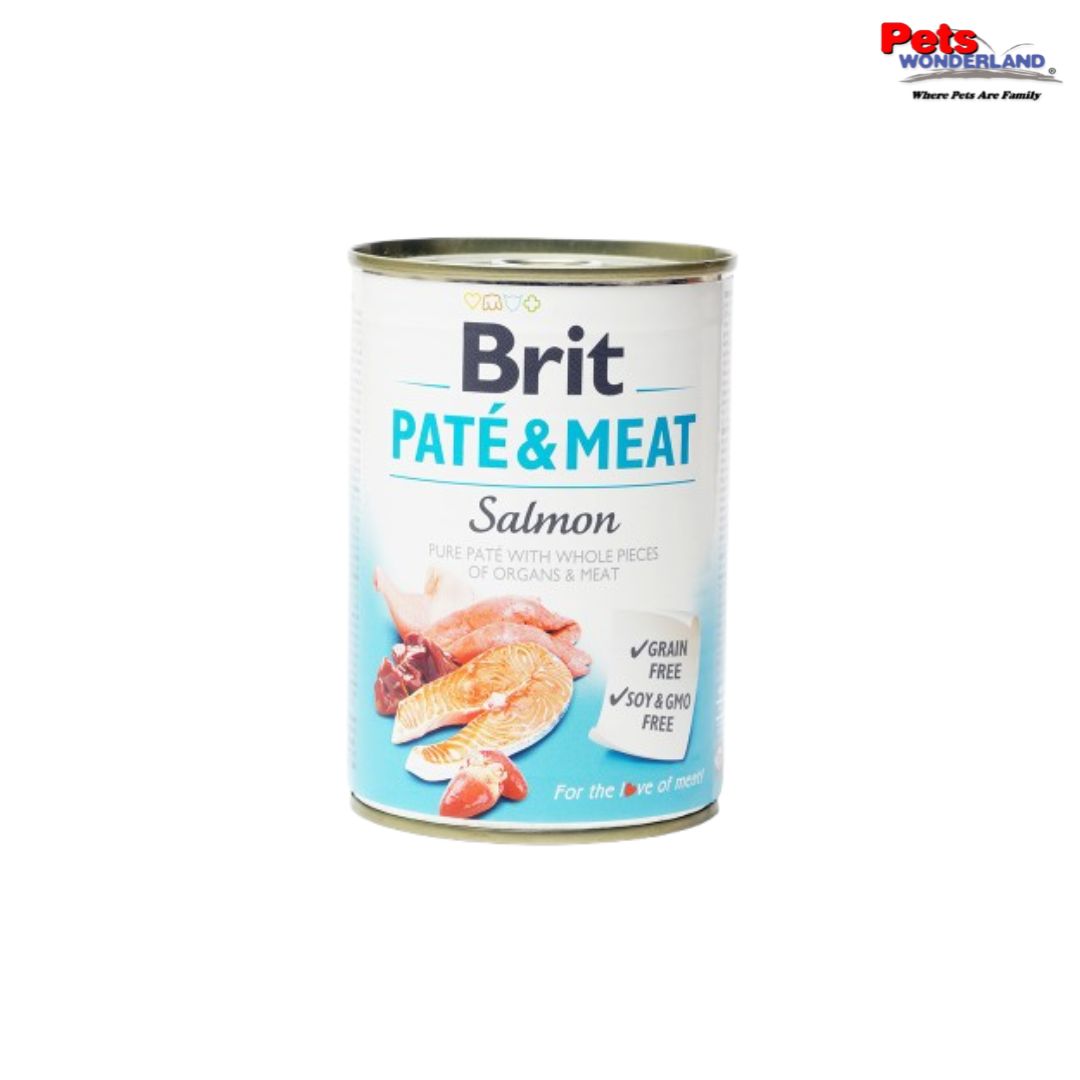 Brit Care Dog Can PatÃ© & Meat Salmon 400g