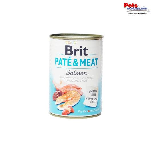 Brit Care Dog Can PatÃ© & Meat Salmon 400g