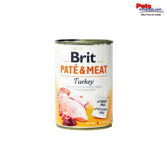 Brit Care Dog Can PatÃ© & Meat Turkey 400g