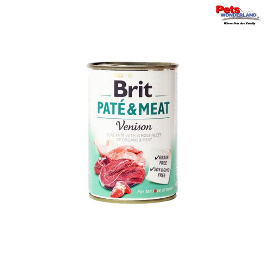 Brit Care Dog Can PatÃ© & Meat Venison 400g