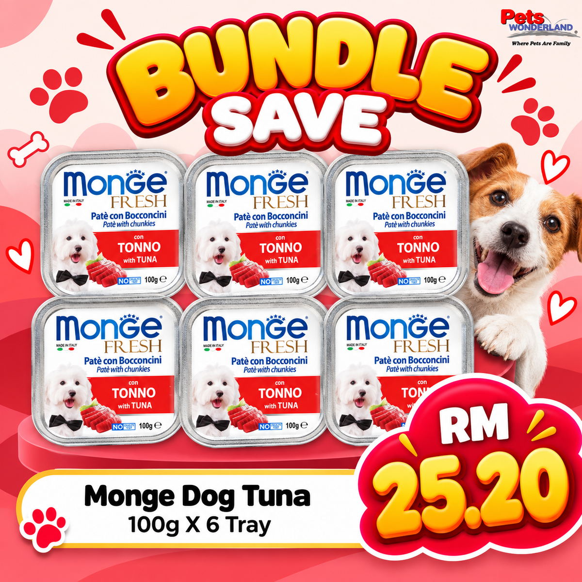 BUNDLE SAVE - Monge Tuna 100g X 6 Tray