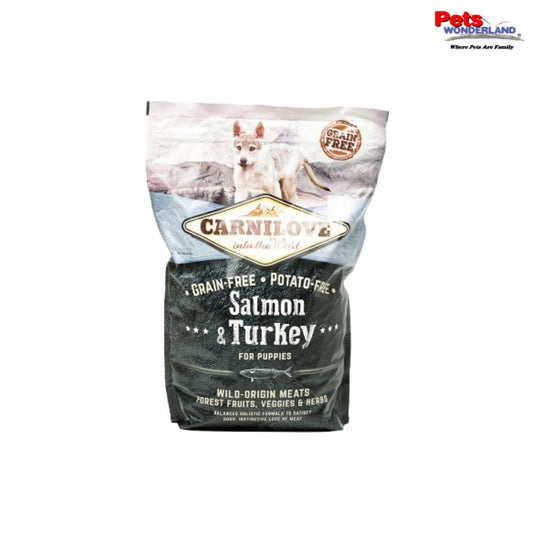CARNILOVE Salmon & Turkey Puppies 1.5KG