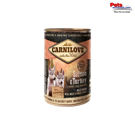 CARNILOVE Salmon & Turkey Puppies Canned 400G