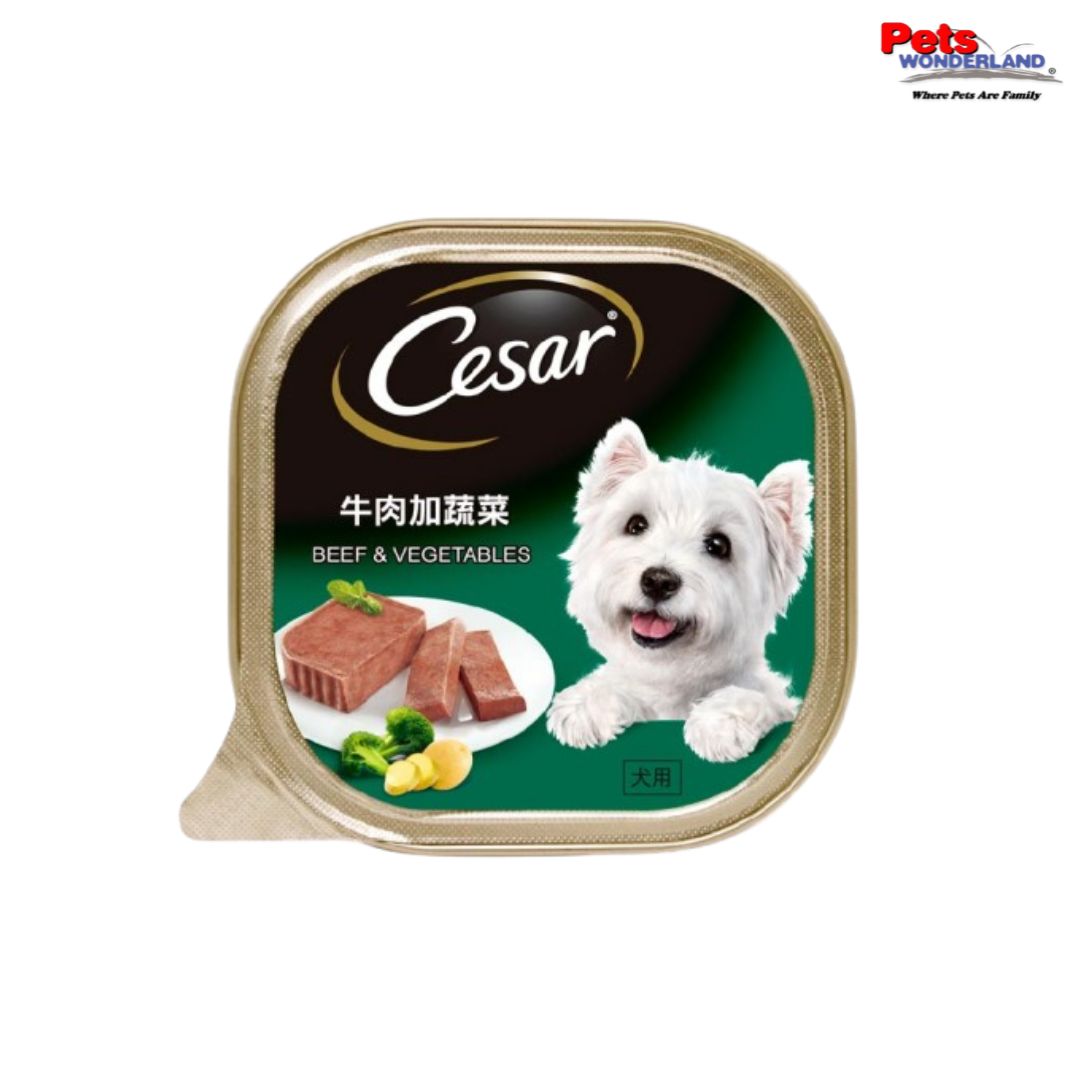CESAR Dog Wet Food Adult Beef & Vegetable 100g