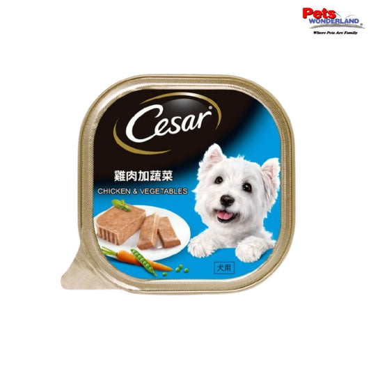 CESAR Dog Wet Food Adult Chicken & Vegetable 100g