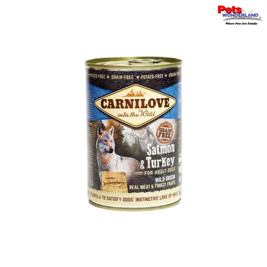 CARNILOVE Salmon & Turkey Adult Dog Canned 400g