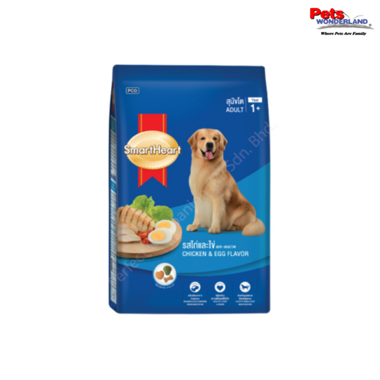 SmartHeart Adult Dog Dry Food Chicken & Egg 20kg