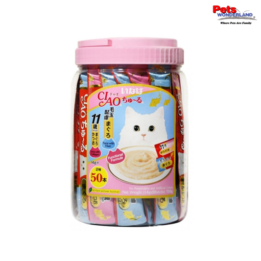 Ciao Churu Tuna With Collagen & Fiber 14gx50 (TSC-14T)