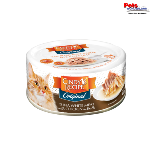 Cindy Original Tuna White Meat With Chicken Broth 80g