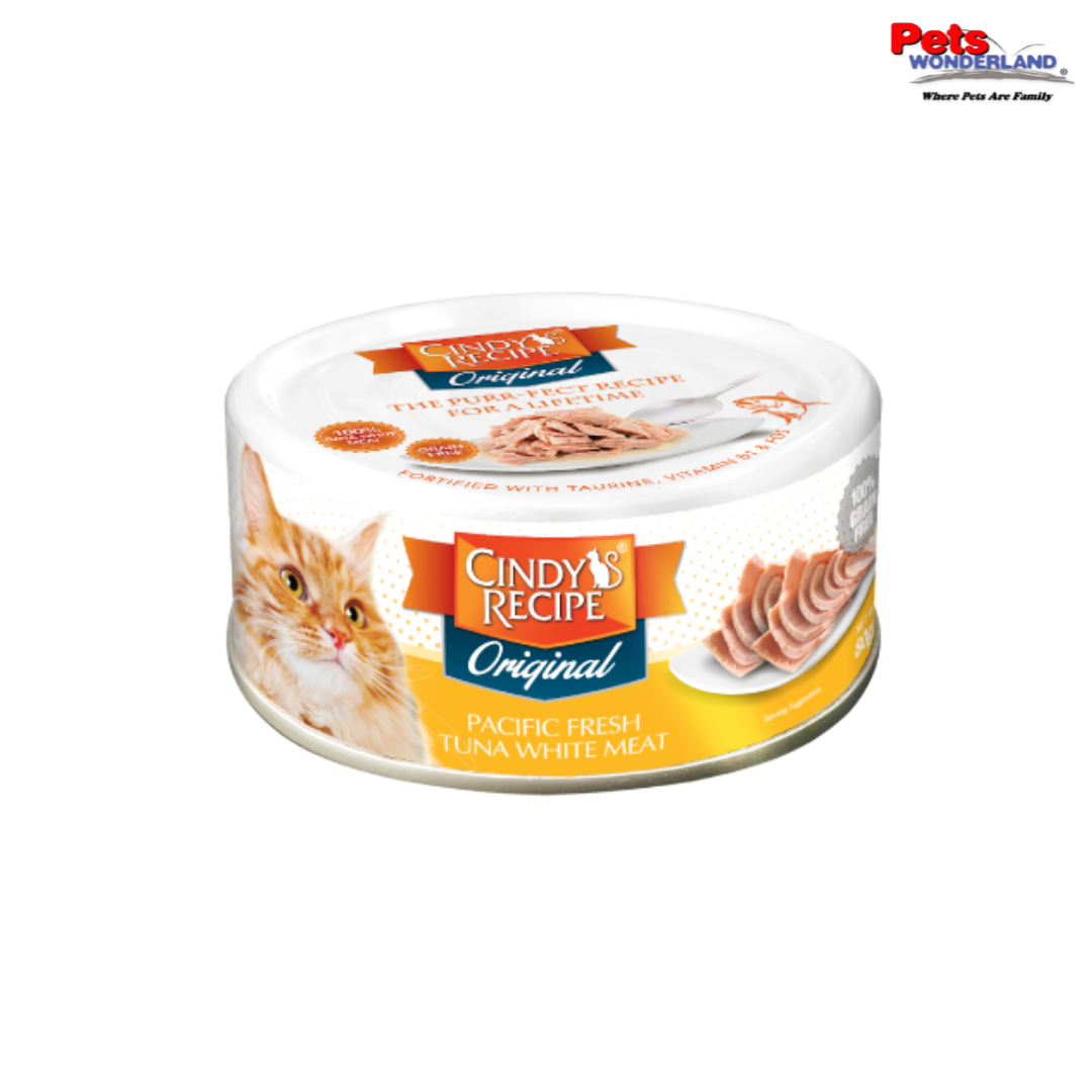 Cindy’s Recipe Pacific Fresh Tuna White Meat Cat Food 80g