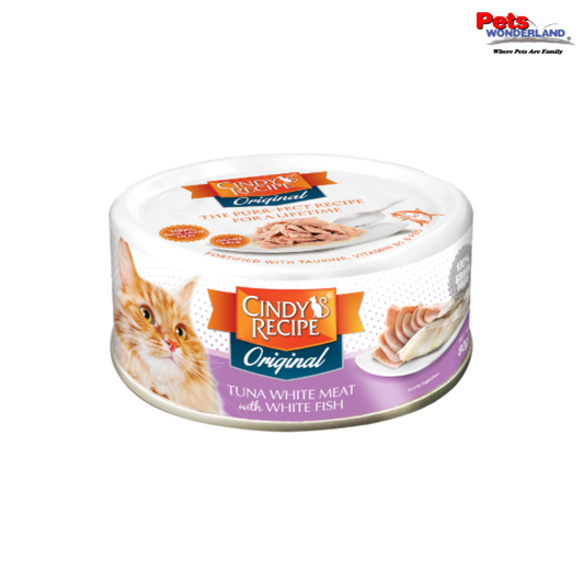Cindys Recipe Cindy Original Tuna White Meat with White Fish 80g