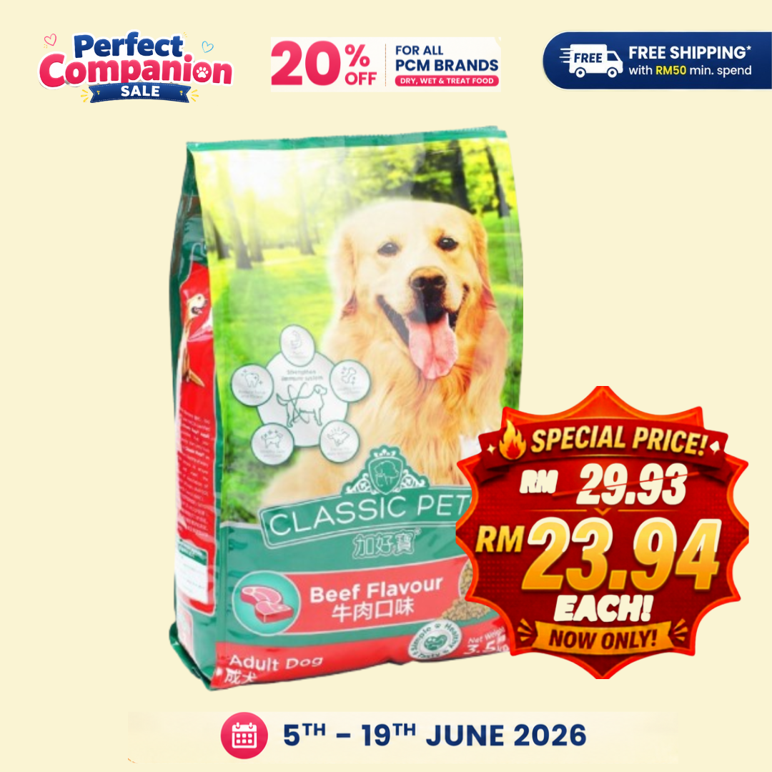 Classic Pets Adult Dog Beef 3.5kg