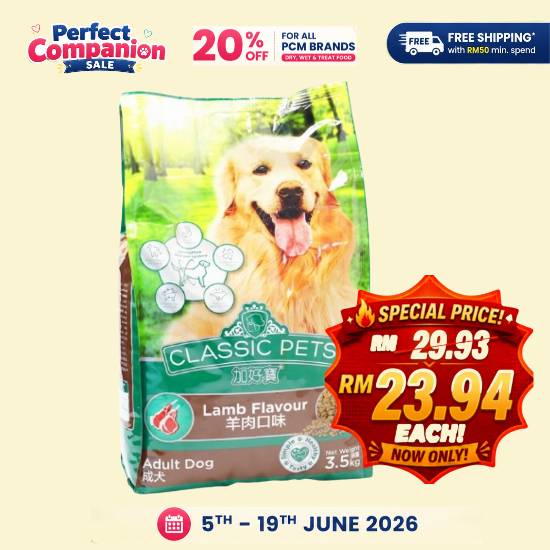 Classic Pets Adult Dog Lamb 3.5kg