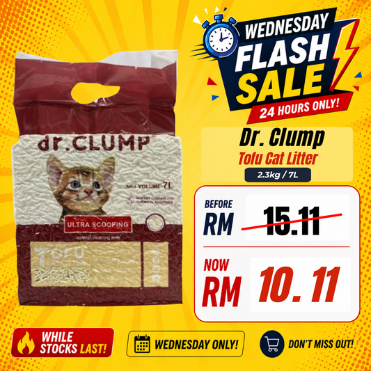 Dr. Clump Tofu Cat Litter 2.3kg/7L