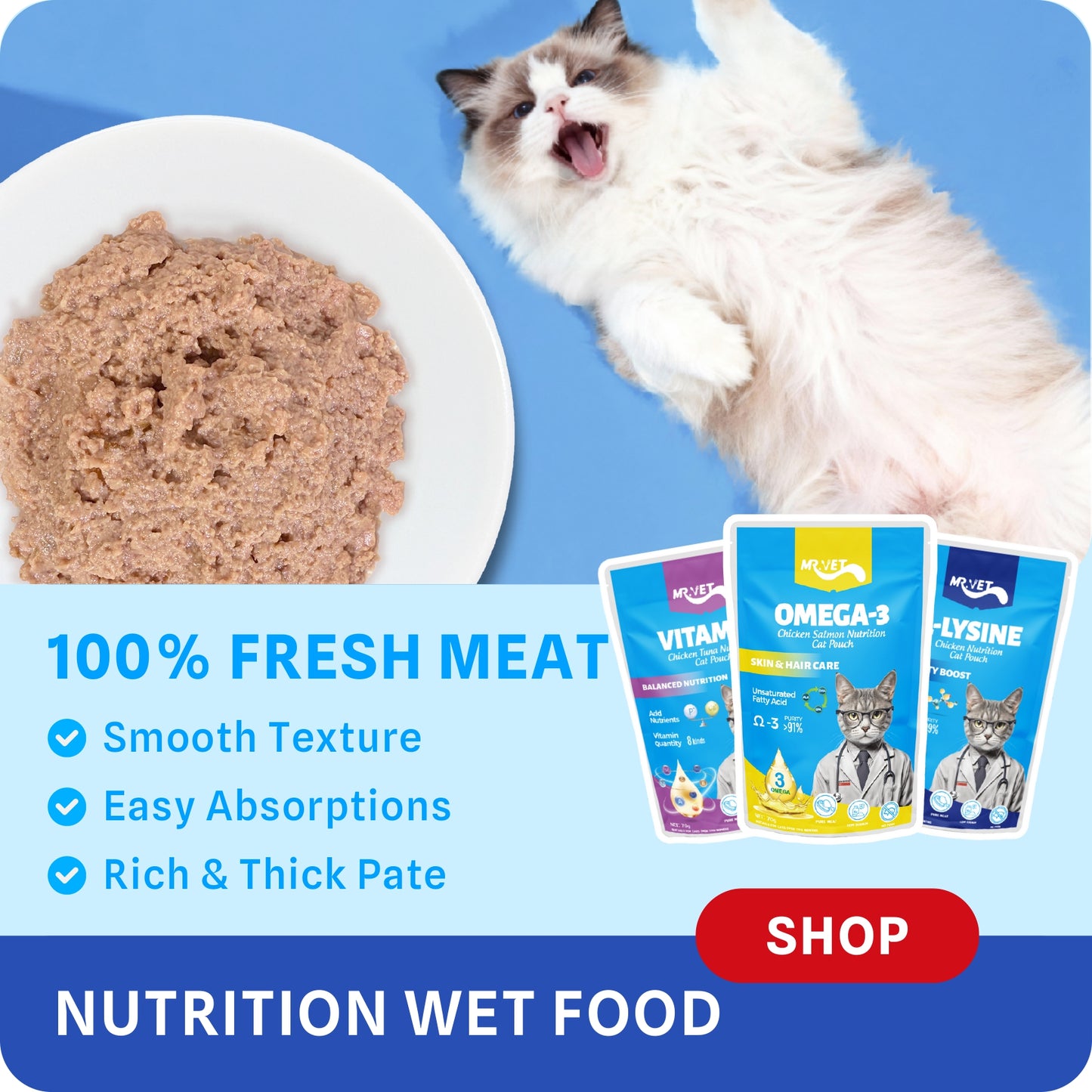 Mr.Vet Nutrition Cat Pouch 70g